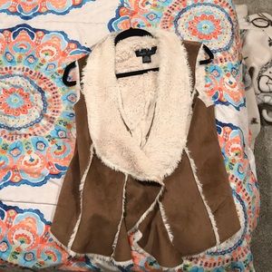Faux fur/hide vest from francescas boutique